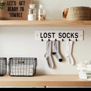 Hearth & Hand Magnolia Lost Socks Laundry Sign